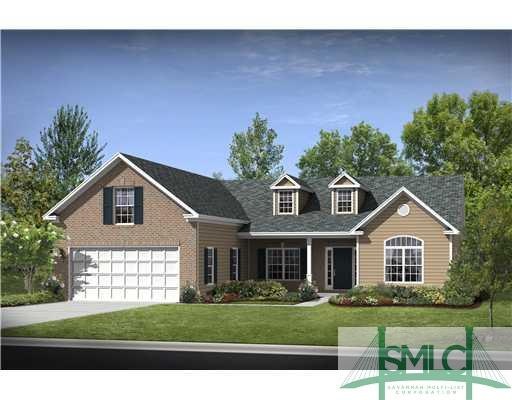 Exterior Front. Artistic rendering only.  Home wil
