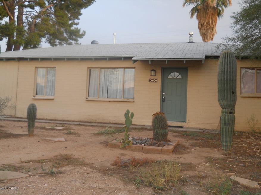 front of property