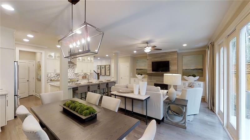 Not actual home. Photo of Braxton model home.