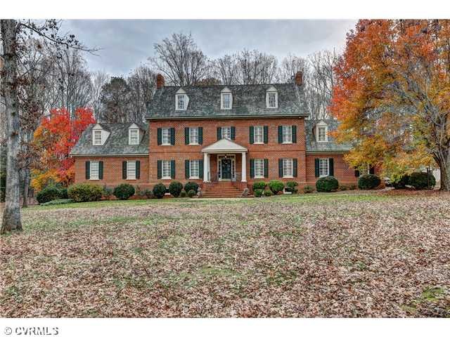 Exterior Front - Stately brick Colonial sitting on