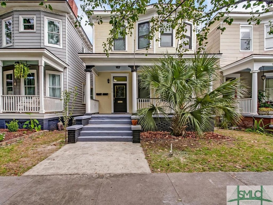 Front exterior of this renovated duplex