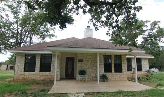 Native Texas limestone front of this lovely countr