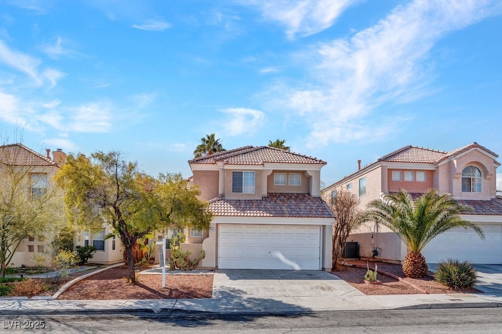 Mediterranean / spanish house with central AC unit