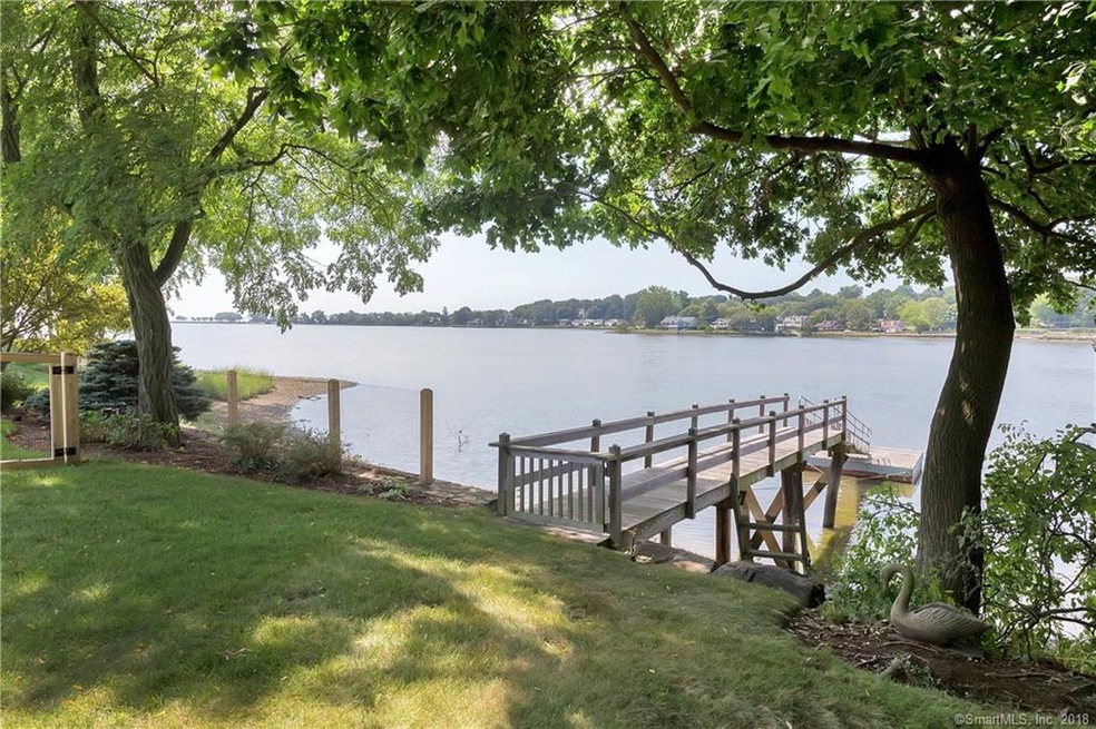 The private Weeds Landing Association dock adjacen