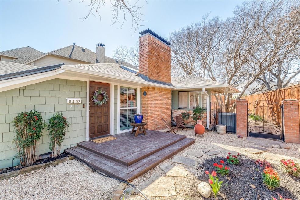Front of property featuring privacy fence, newly i