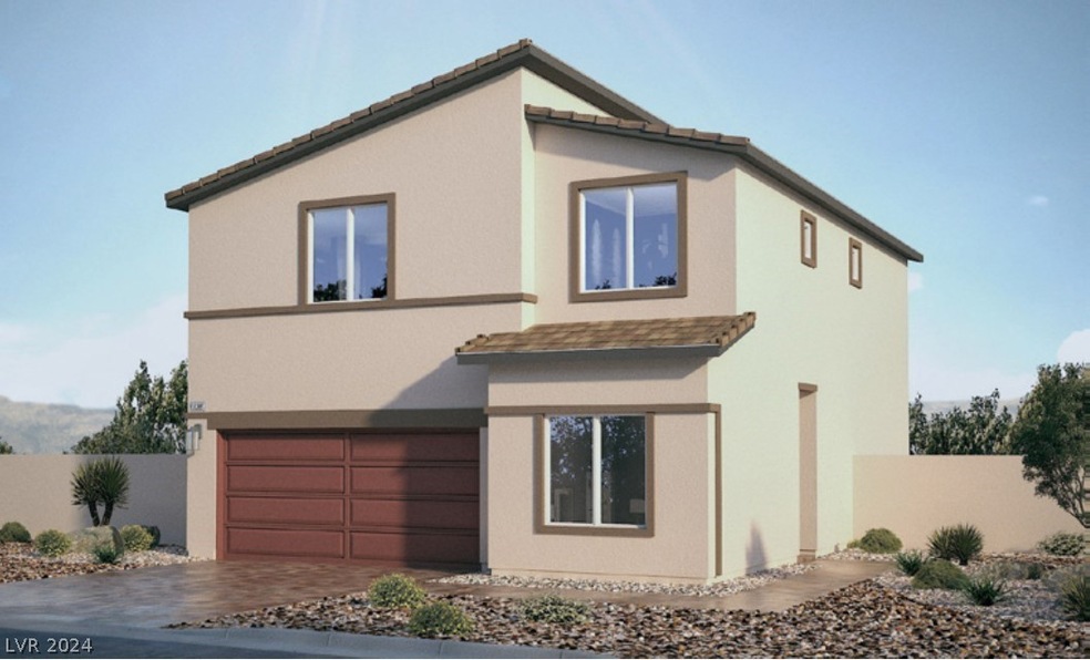 Rendering of exterior.  Color may be different tha