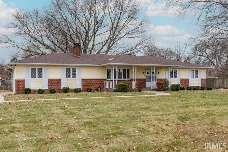 Home faces north, located on major artery that wil