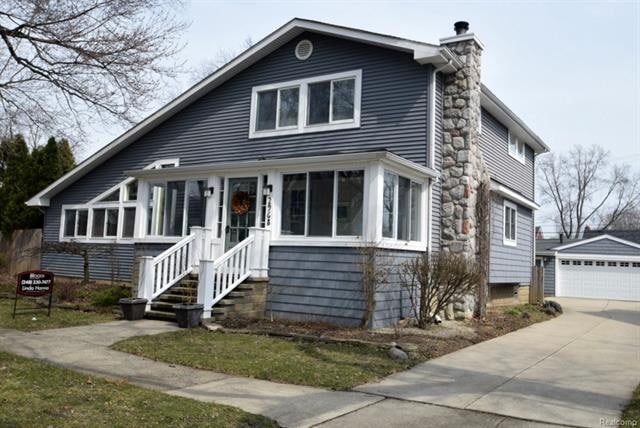 Side view of home