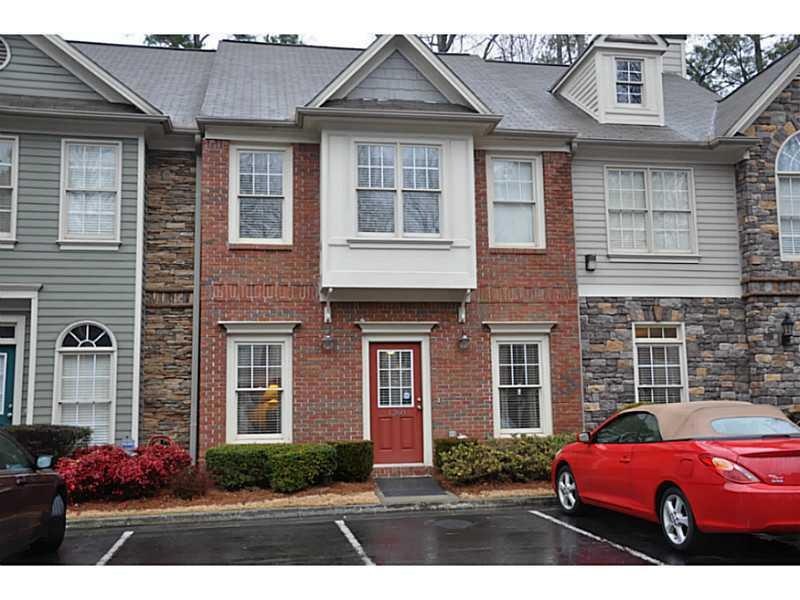 Exterior Front. Brick front townhome in great loca