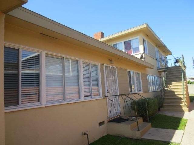 Front of the apartment