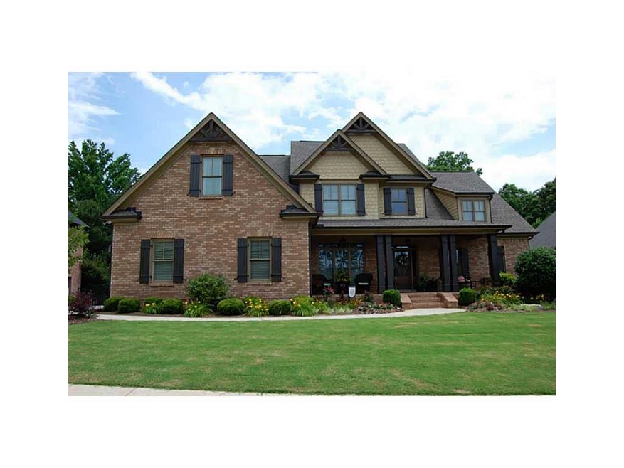 Exterior Front. Gorgeous four sides brick home sur