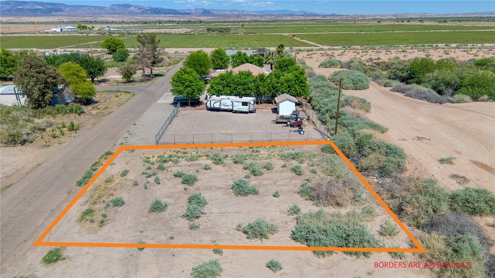 View of rural area with property parcel outlined