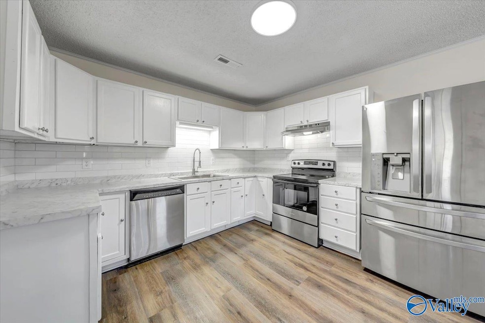 Updated Kitchen, New Stainless Appliances, Counter Tops and Tile Back Splash