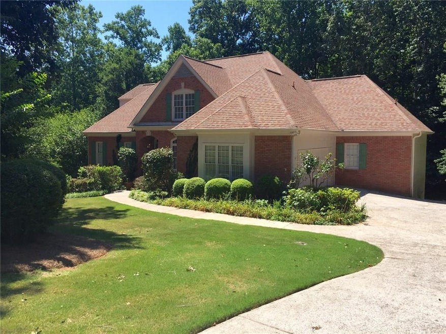 Large home with private yard on cul-de-sac lot.  W