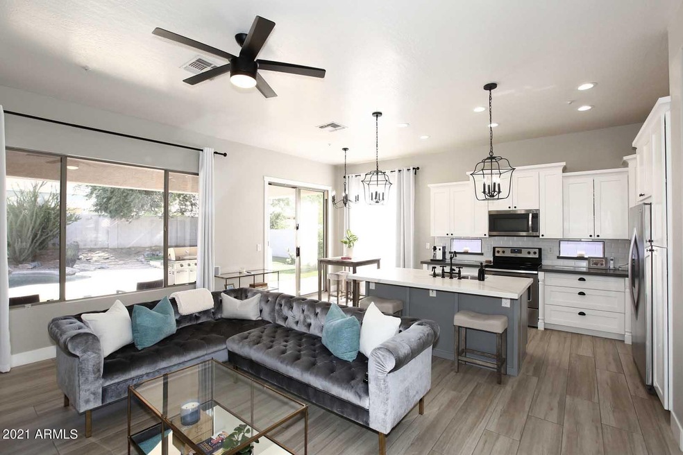 Family Room & Kitchen