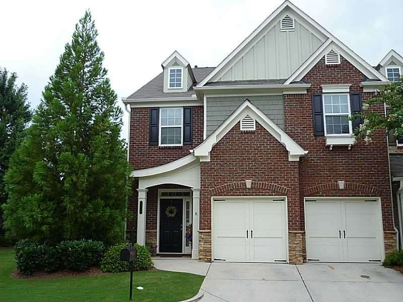 Exterior Front. Gated Community, End Unit.