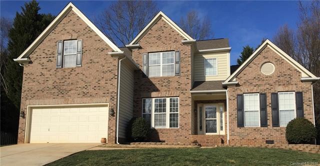 Beautiful brick front home elevation. The front en