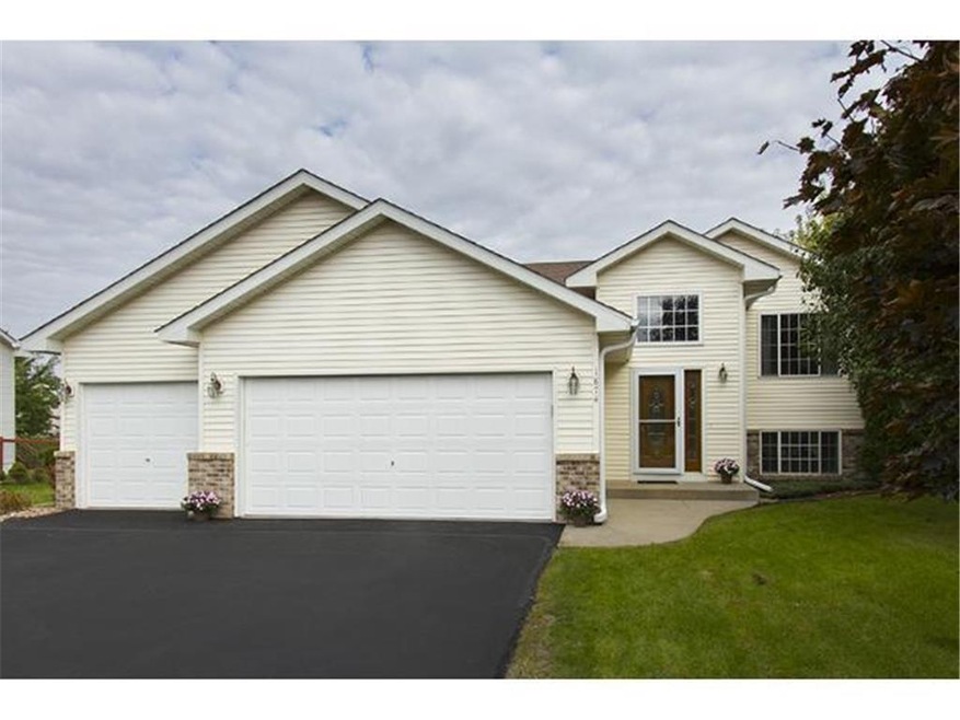 Front Exterior, refinished driveway, generous thre