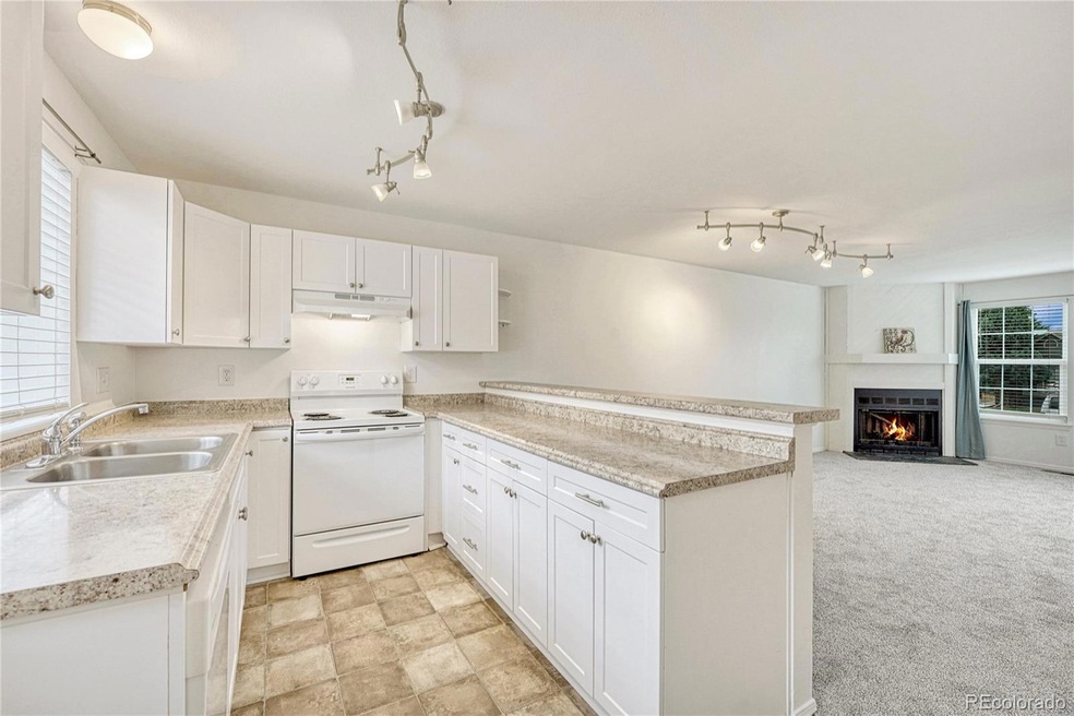 Newer cabinets, counter tops, stove, hood and dishwasher.