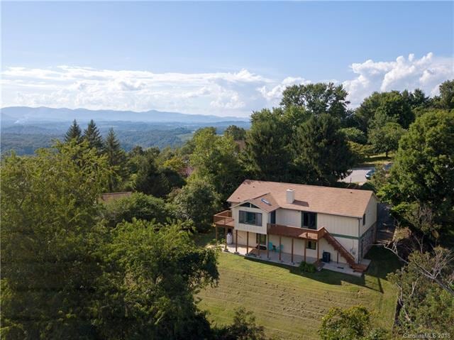 Rear of home