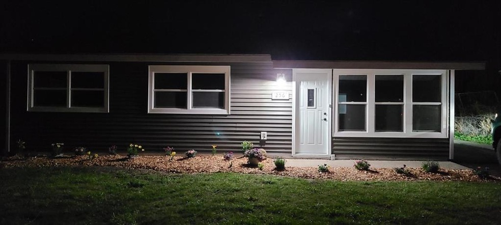 Your new front door and landscaping.