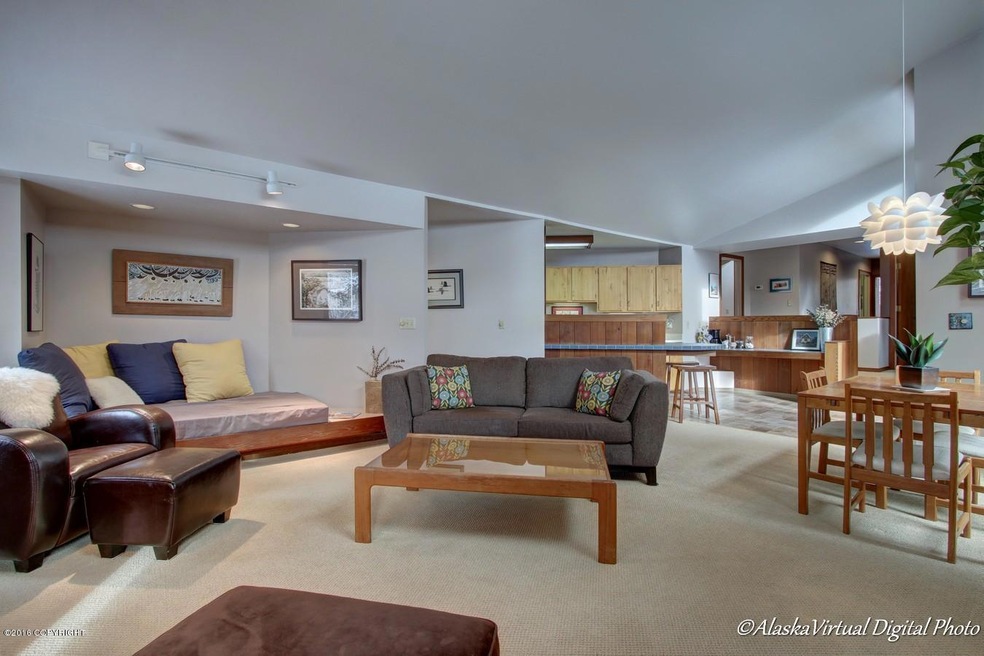 Open living space . . .