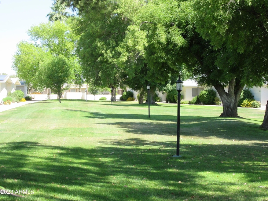 Green belt between residences