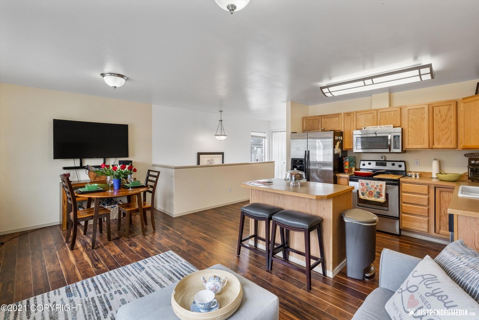 Kitchen and Living Space