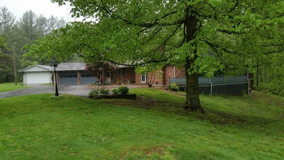 Front view of home.  Two car attached, Two car det