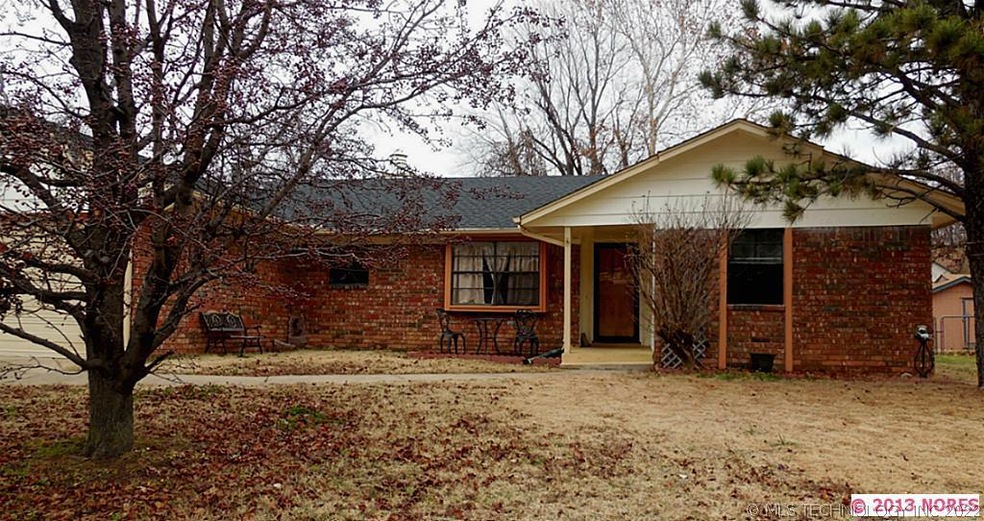 Wonderful updated 3 BR home Features a split floor