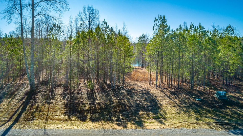 Elevated view of the front of the lot.