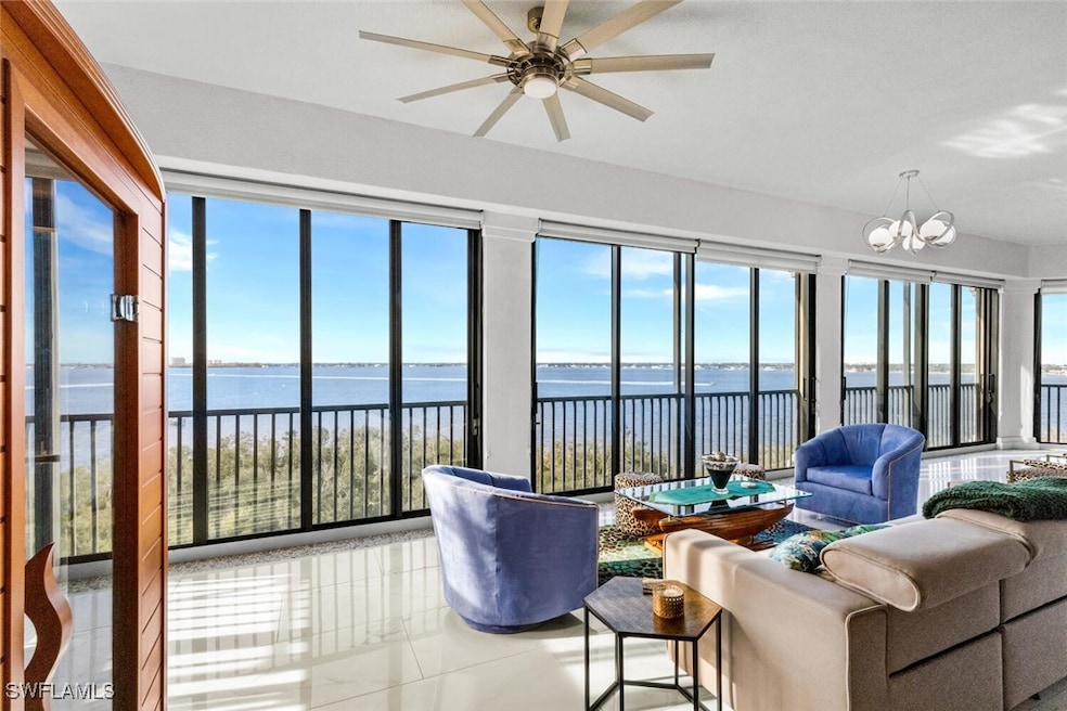 Spectacular River View nearly 700 SF enclosed with