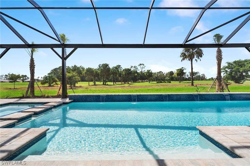 Beautiful Custom Pool with Golf Course View