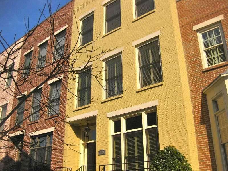 Exterior Front. Hedgewood Built Four-Story Townhom