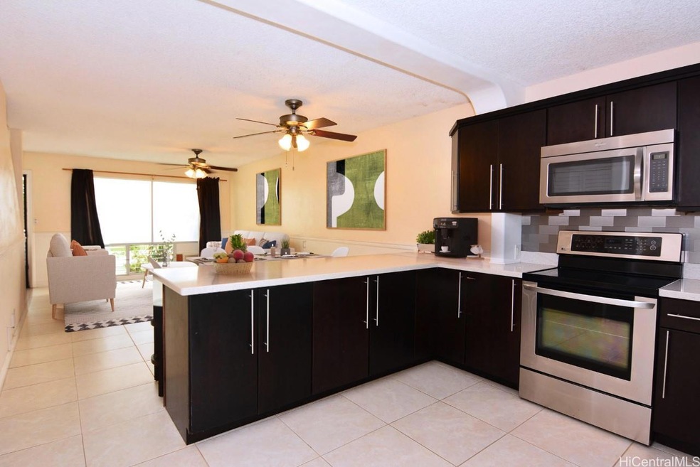 Beautiful updated, large open kitchen with solid s
