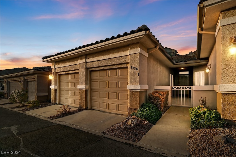 Front face of the property showcasing the Garage a