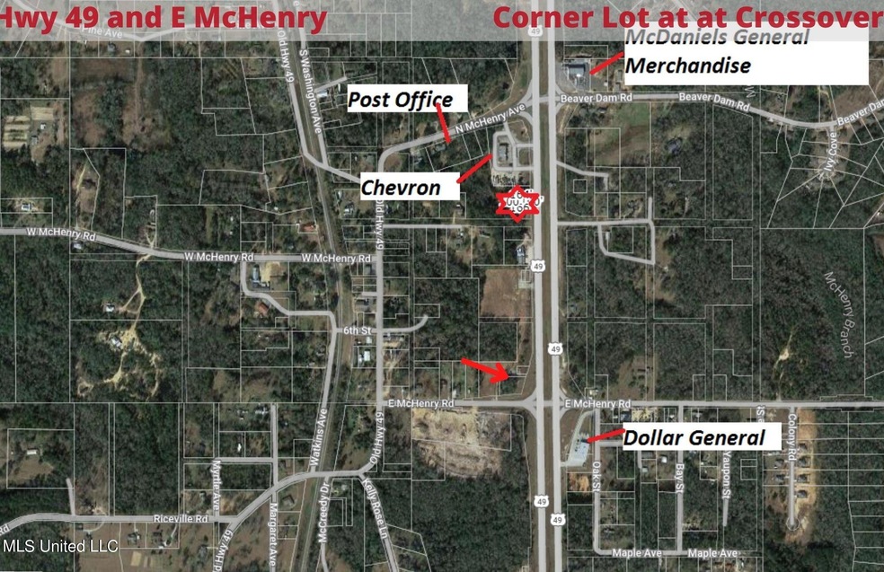 Hwy 49 and E McH corner lot non branded