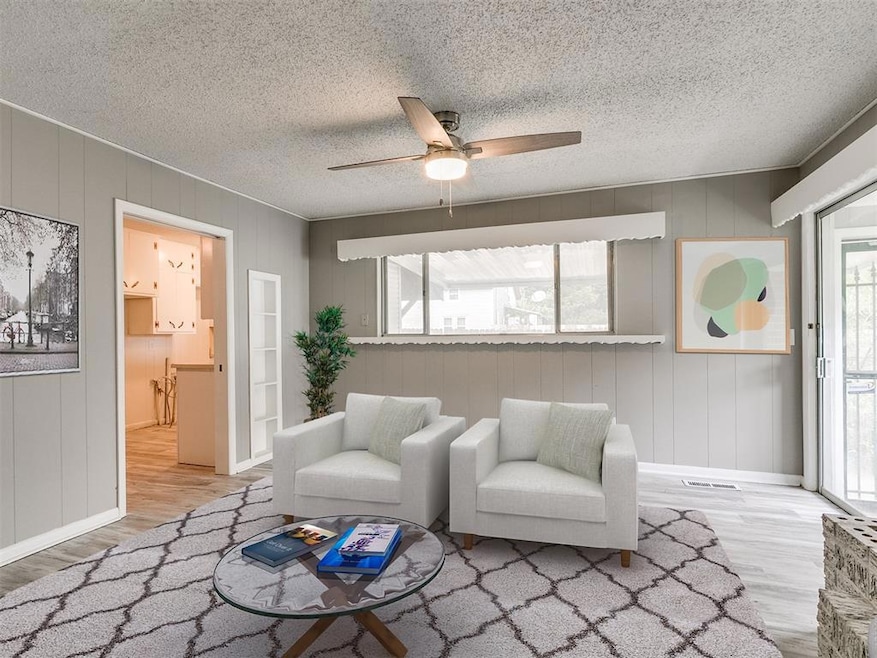 Den or second living area.  It does have a cedar closet, so could be bedroom if need be.  Lots of light in this spacious room