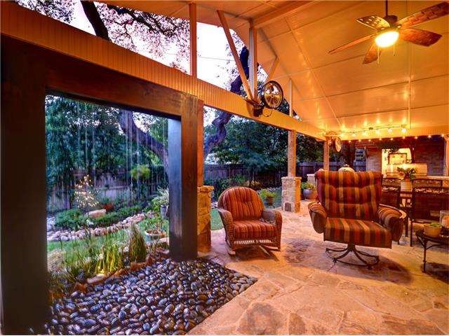 Time to enjoy the elegant outdoor living space wit