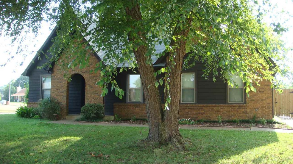 Great curb appeal on corner lot.