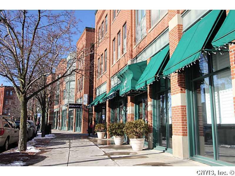 Exterior Front. Armory Square shopping and eaterie