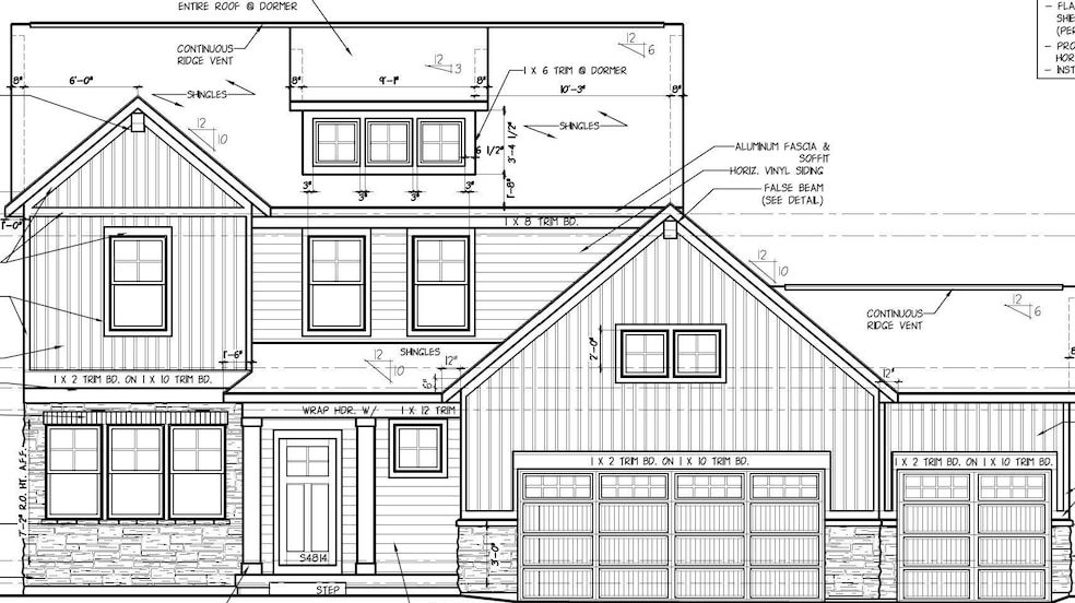 SB124 front elevation drawing