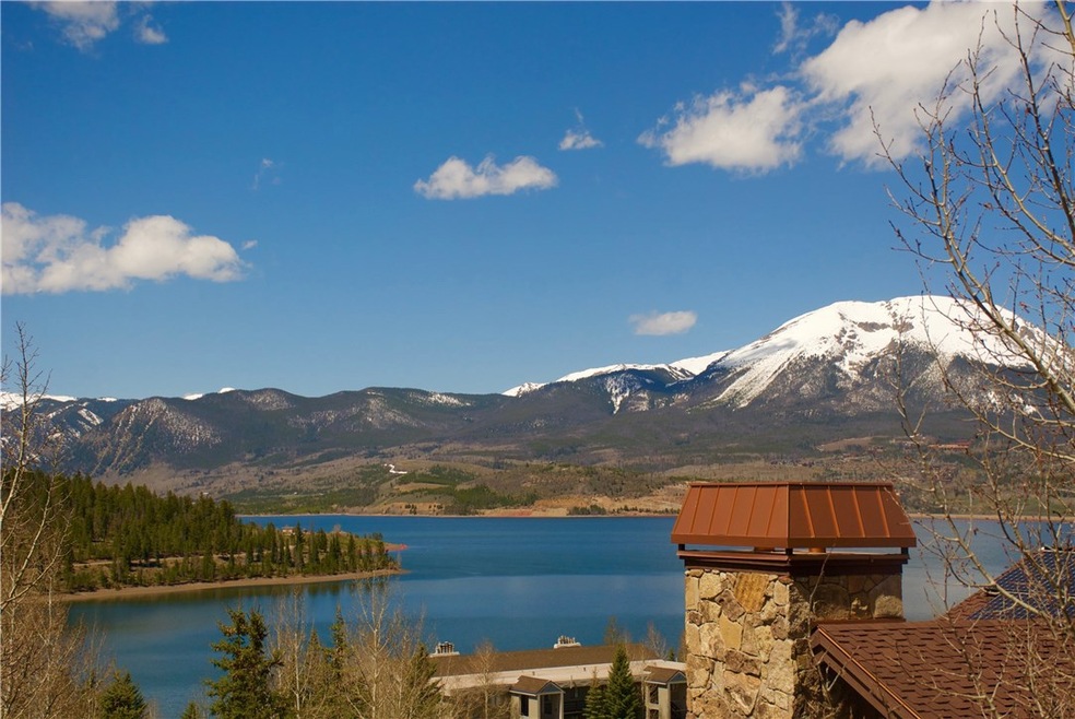 View of Lake Dillon from upper Deck off of bedroom