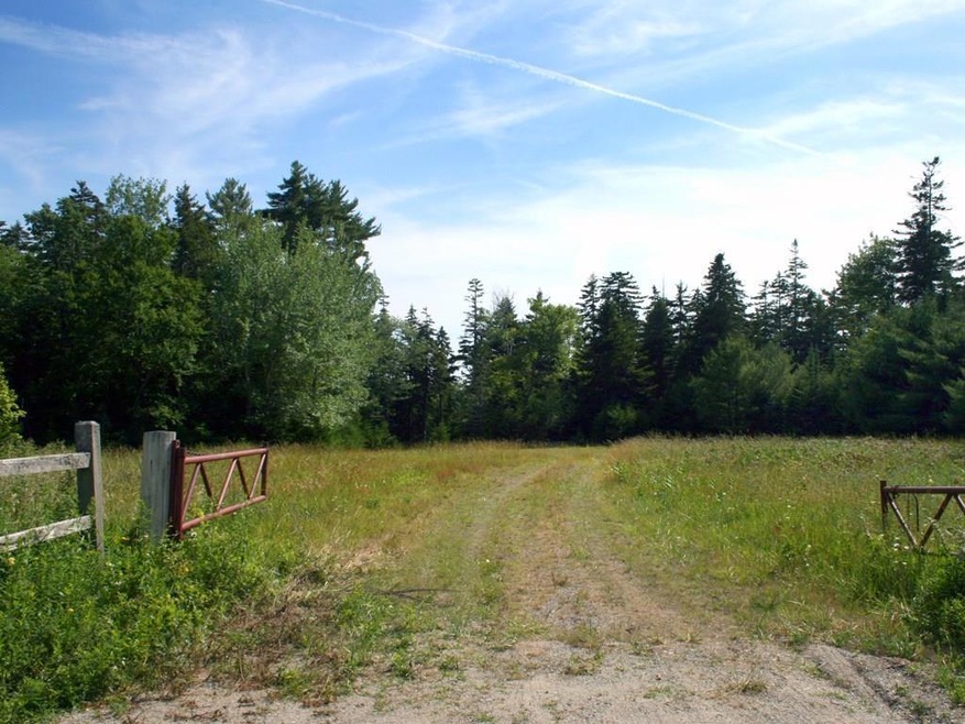 Gate and field to Lots B and C