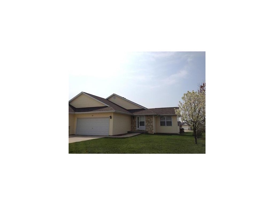 Front Exterior. Stone Exterior & 2 Stall Attached 