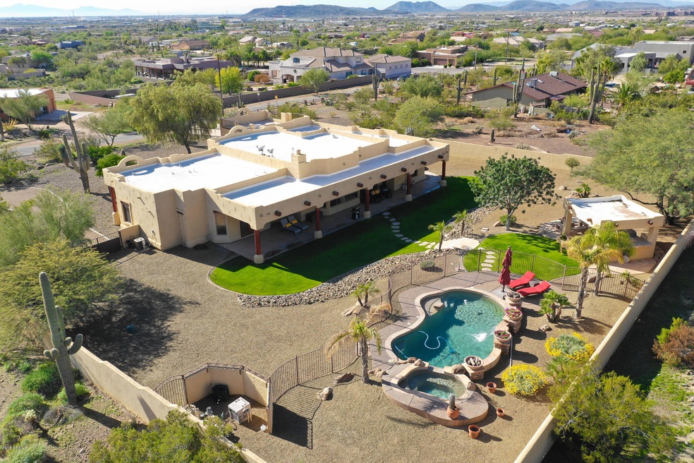Backyard Drone View