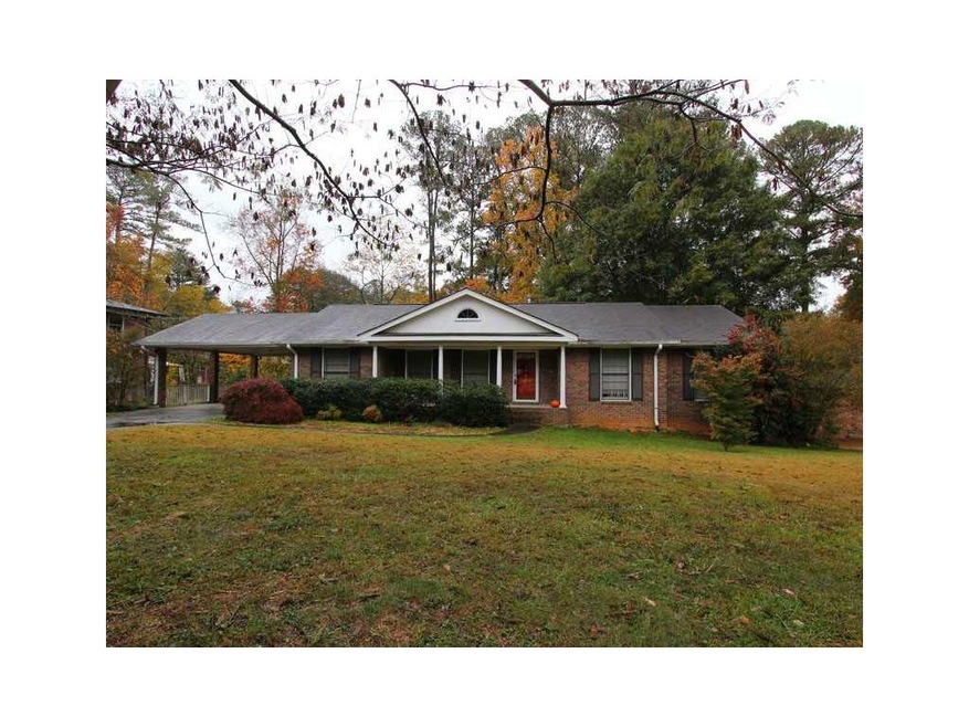 Exterior Front. All brick 3 bedroom, 2 bath ranch 