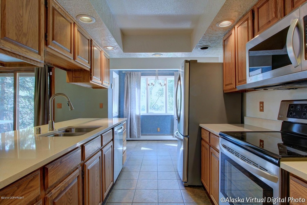 Kitchen view from hallway