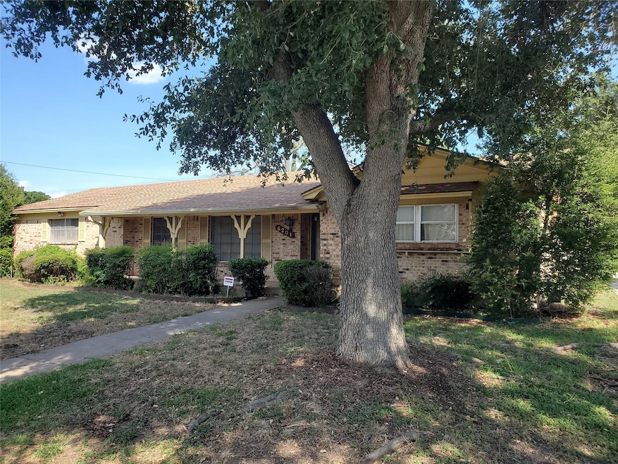 View of single story home