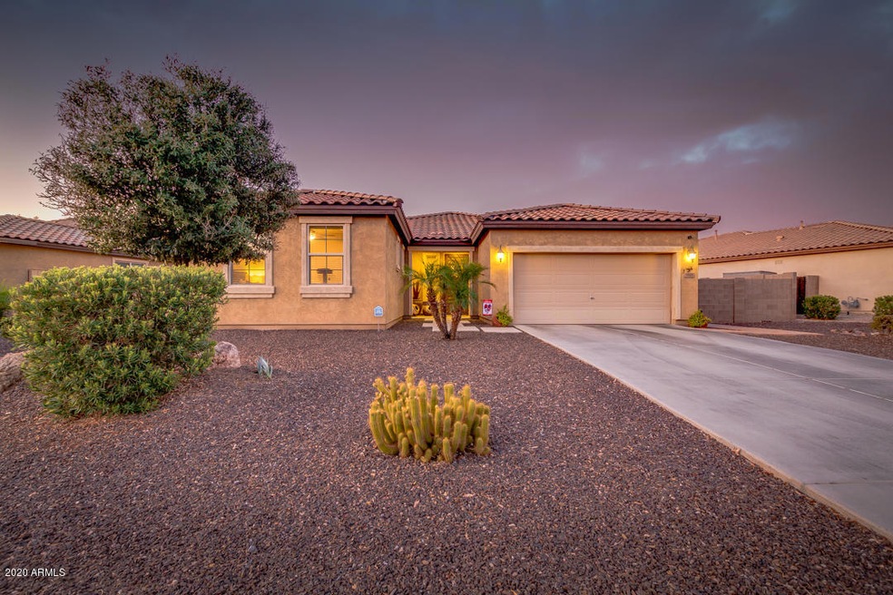 Easy to maintain desert landscape